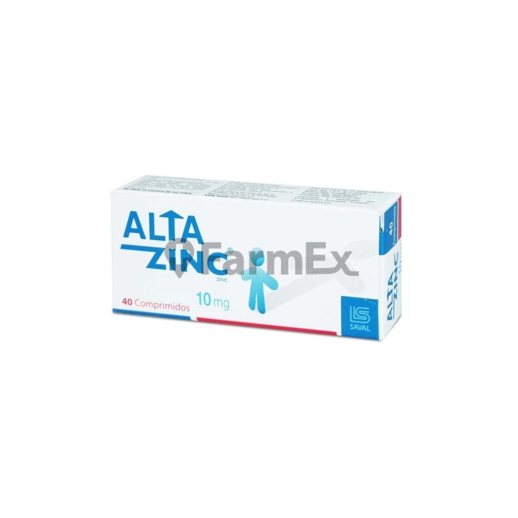 Altazinc 10 mg x 40 comprimidos Farmex-Pluxee-Persistente